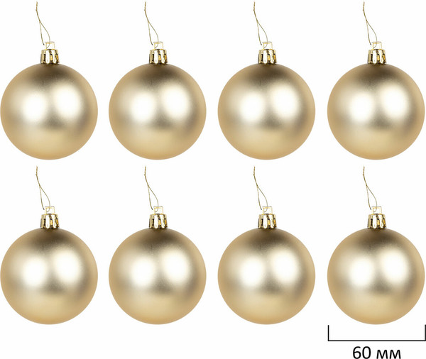 Набор шаров новогодних Золотая сказка 592163