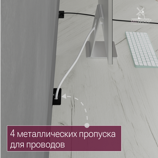 Компьютерный стол Millwood Турин угловой 150х180