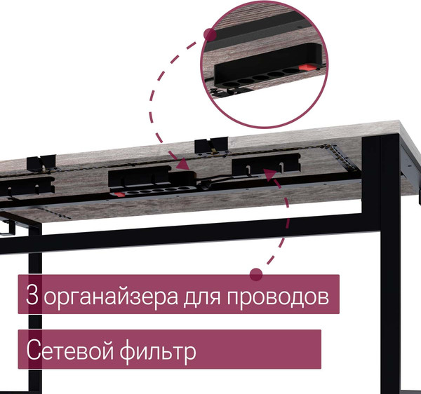 Компьютерный стол Millwood Каир Смарт 160х80