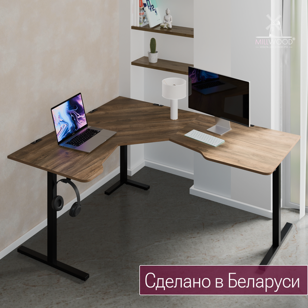 Компьютерный стол Millwood Турин угловой 150х180
