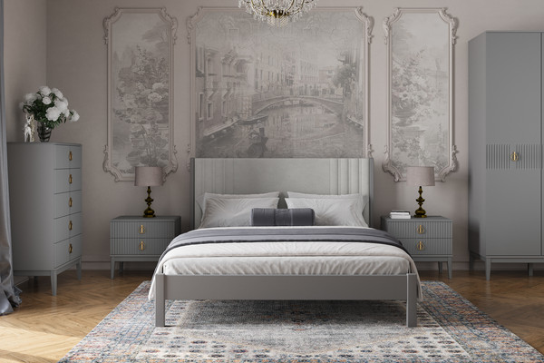 Двуспальная кровать Bravo Мебель Нортан 180х200