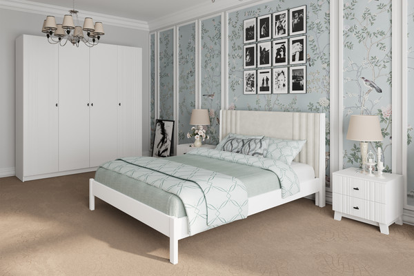 Двуспальная кровать Bravo Мебель Нортан 180х200