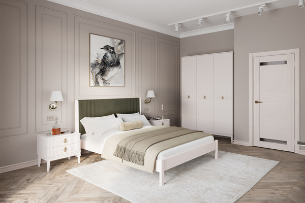 Двуспальная кровать Bravo Мебель Нортан 180х200