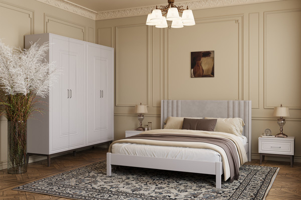 Двуспальная кровать Bravo Мебель Нортан 180х200