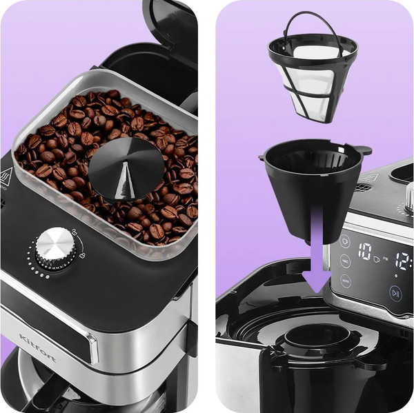 Кофемашина Kitfort КТ-7522