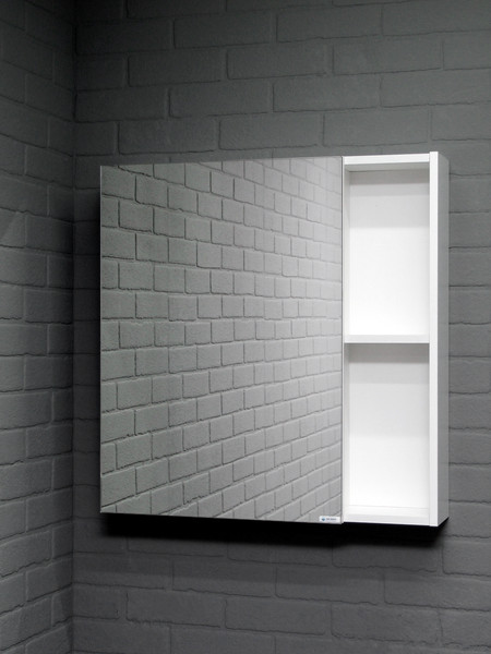 Шкаф с зеркалом для ванной Айсберг Веста 70 DV5919HZ (левый/правый) - фото