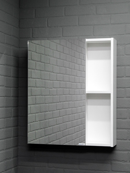 Шкаф с зеркалом для ванной Айсберг Веста 60 DV5918HZ - фото