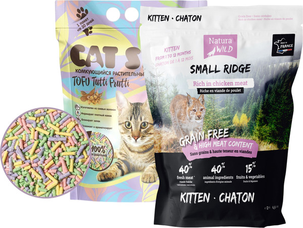 Сухой корм для кошек Natura Wild Kitten с курицей - фото
