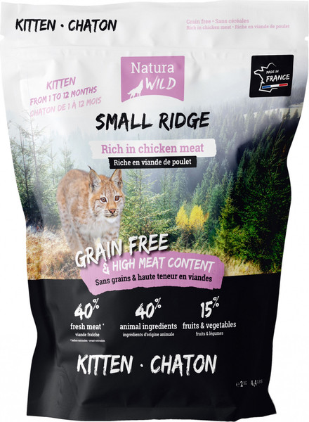 Сухой корм для кошек Natura Wild Kitten с курицей