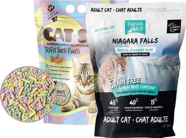 Сухой корм для кошек Natura Wild С фазаном - фото