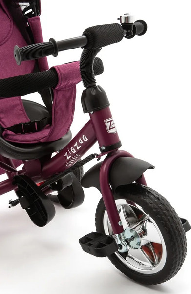 Трехколесный велосипед с ручкой ZigZag Classic 10/8 5588 / 33548