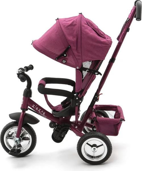 Трехколесный велосипед с ручкой ZigZag Classic 10/8 5588 / 33548