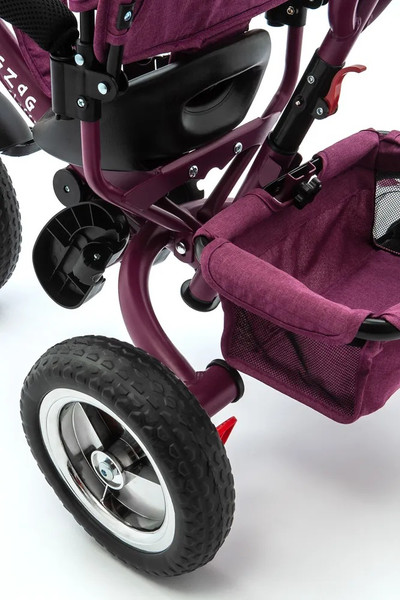 Трехколесный велосипед с ручкой ZigZag Classic 10/8 5588 / 33548