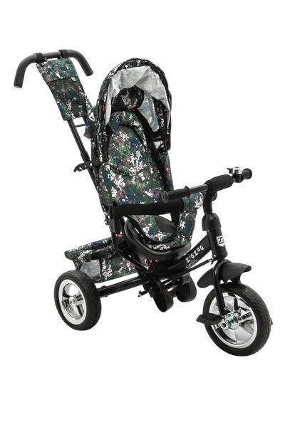 Трехколесный велосипед с ручкой ZigZag Classic 10/8 5588 / 33550 - фото