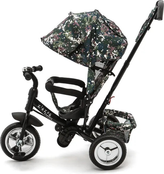 Трехколесный велосипед с ручкой ZigZag Classic 10/8 5588 / 33550