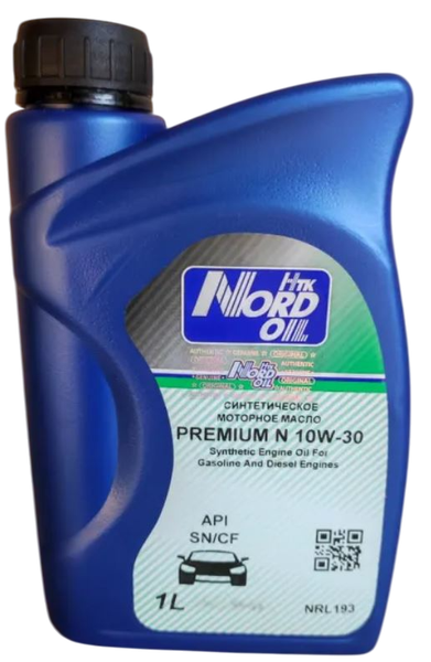 Моторное масло Nord Oil Premium N 10W30 SN CF / NRL193 - фото