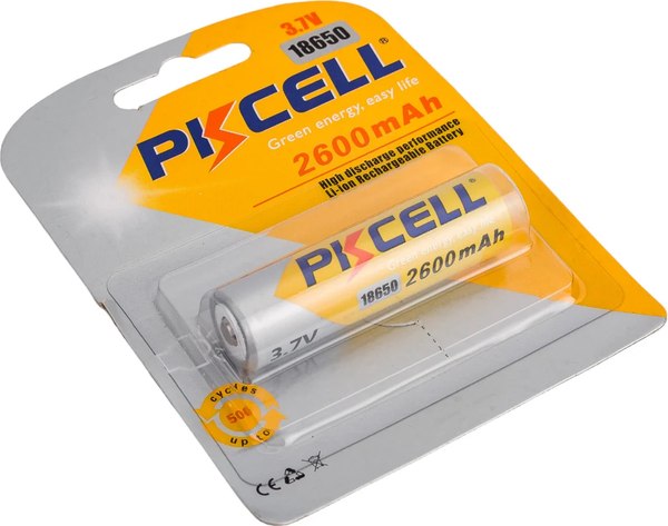 Аккумулятор Pkcell 18650 2600-1B