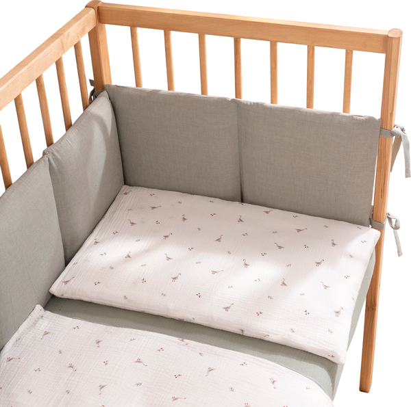 Комплект постельный для малышей Perina Muslin / КПБ3-М.1.22х2.8 - фото