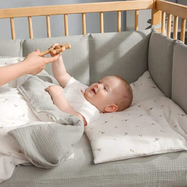 Комплект постельный для малышей Perina Muslin / КПБ3-М.1.22х2.8