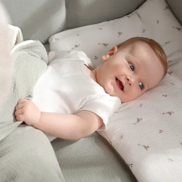 Комплект постельный для малышей Perina Muslin / КПБ3-М.1.22х2.8