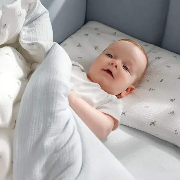 Комплект постельный для малышей Perina Muslin / КПБ3-М.1.23х2.9