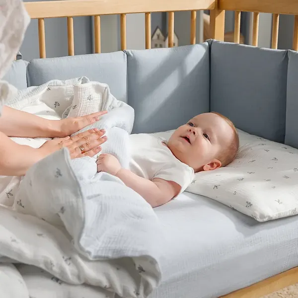 Комплект постельный для малышей Perina Muslin / КПБ3-М.1.23х2.9