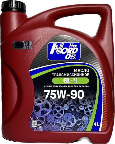 Трансмиссионное масло Nord Oil GL-4 75W90 / NRT009 - фото