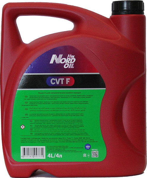 Трансмиссионное масло Nord Oil CVT F / NRT002