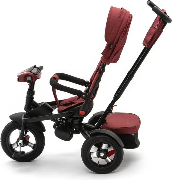 Трехколесный велосипед с ручкой ZigZag Lux 12/10 5099 / 33552