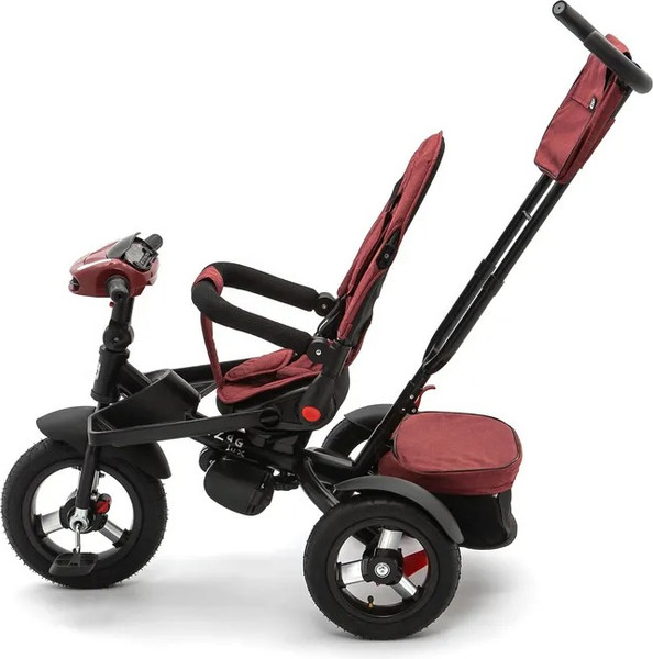 Трехколесный велосипед с ручкой ZigZag Lux 12/10 5099 / 33552