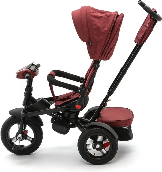 Трехколесный велосипед с ручкой ZigZag Lux 12/10 5099 / 33552