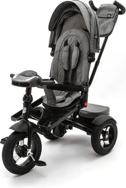 Трехколесный велосипед с ручкой ZigZag Lux 12/10 5099 / 33554