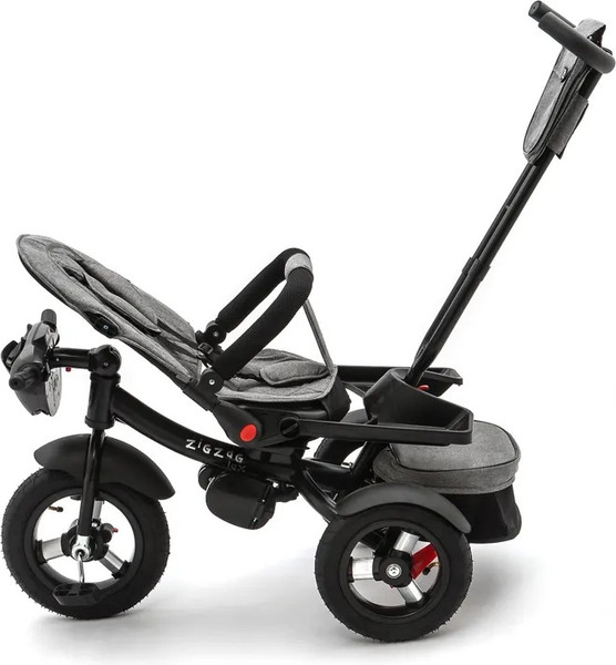 Трехколесный велосипед с ручкой ZigZag Lux 12/10 5099 / 33554