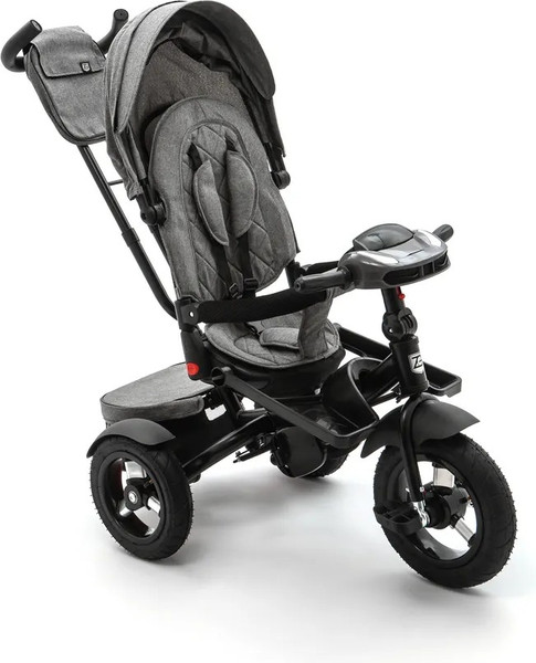 Трехколесный велосипед с ручкой ZigZag Lux 12/10 5099 / 33554