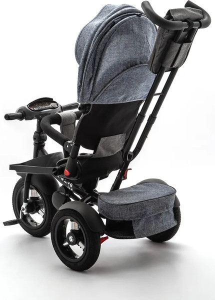 Трехколесный велосипед с ручкой ZigZag Lux 12/10 5099 / 33554