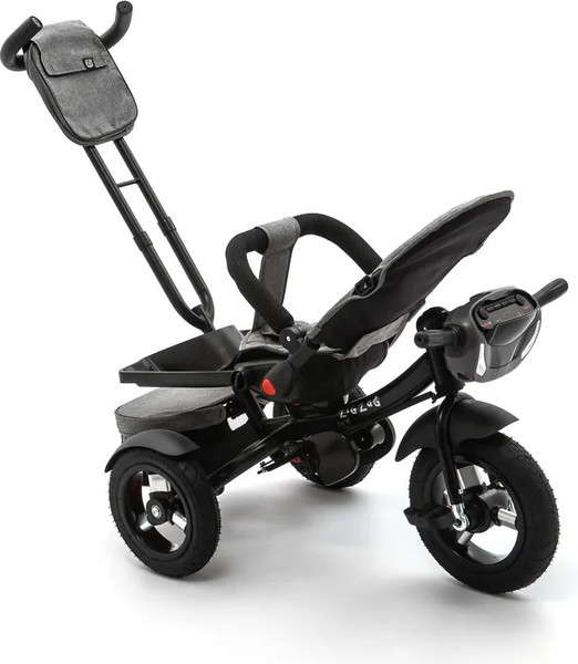 Трехколесный велосипед с ручкой ZigZag Lux 12/10 5099 / 33554