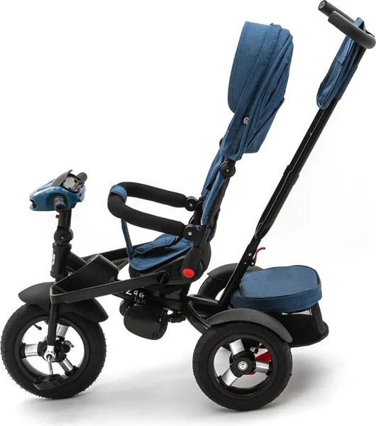 Трехколесный велосипед с ручкой ZigZag Lux 12/10 5099 / 33553