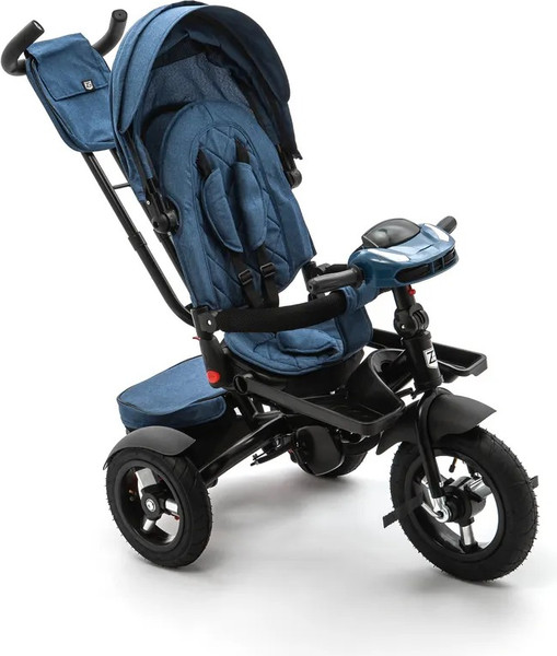 Трехколесный велосипед с ручкой ZigZag Lux 12/10 5099 / 33553