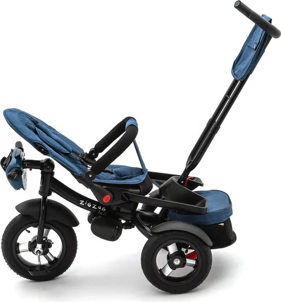 Трехколесный велосипед с ручкой ZigZag Lux 12/10 5099 / 33553