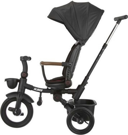 Трехколесный велосипед с ручкой Slider HM-618BK - фото