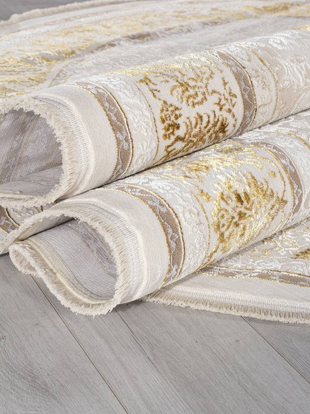 Коврик Arda Zarina A123B-OVAL-CREAM-GOLD FDY