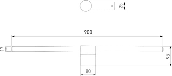 Бра Elektrostandard Luar 3000K 40153/LED