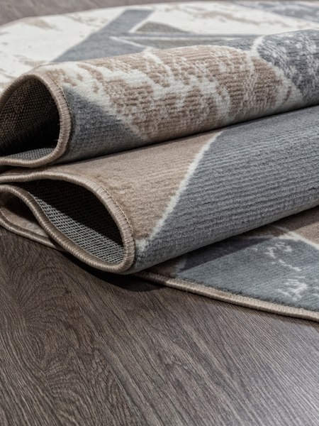 Ковер Merinos Sierra F354-OVAL-BEIGE-BLUE