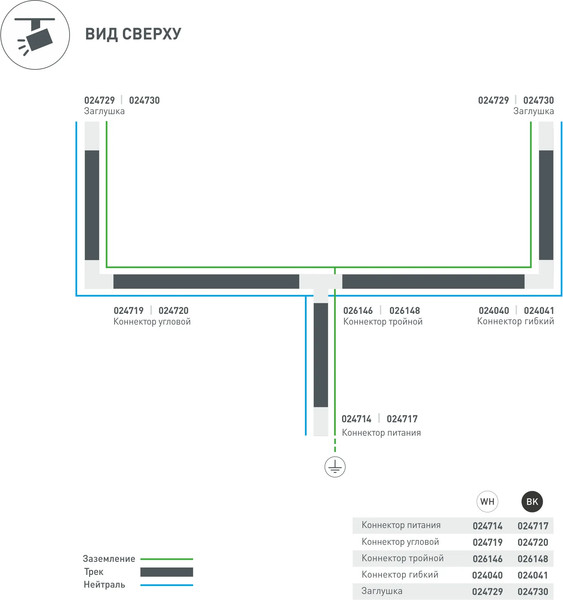 Заглушка для профиля Arlight LGD-4TR-CAP-WH C / 024729