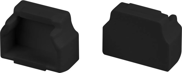 Заглушка для профиля Arlight СEIL-S12-SHADOW-20-SIDE BLACK глухая / 052243 - фото