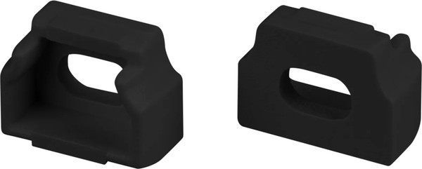 Заглушка для профиля Arlight СEIL-S12-SHADOW-20-SIDE BLACK с отверстием / 052242 - фото