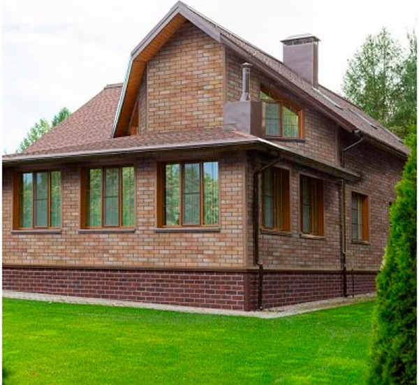 Фасадная плитка Технониколь Hauberk Кирпич Оптима Каталонский 4T4X21-9021RUS