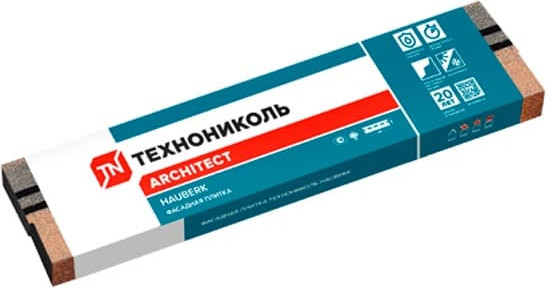 Фасадная плитка Технониколь Hauberk Кирпич Оптима Шотландский 4T4X21-9023RUS