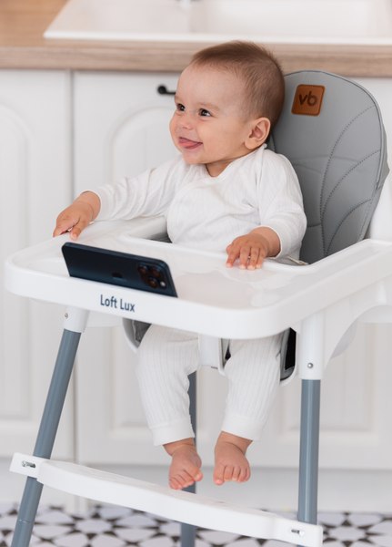 Стульчик для кормления VipBaby 3в1 Loft Lux