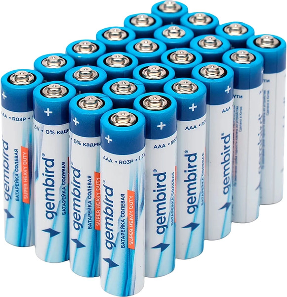 Комплект батареек Gembird GB-R03P-24B - фото